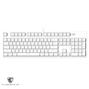 Bàn phím FL-Esports CMMK MK104 Pro (White) - Cái Bàn phím FL-Esports CMMK MK104 Pro (White) - Cái