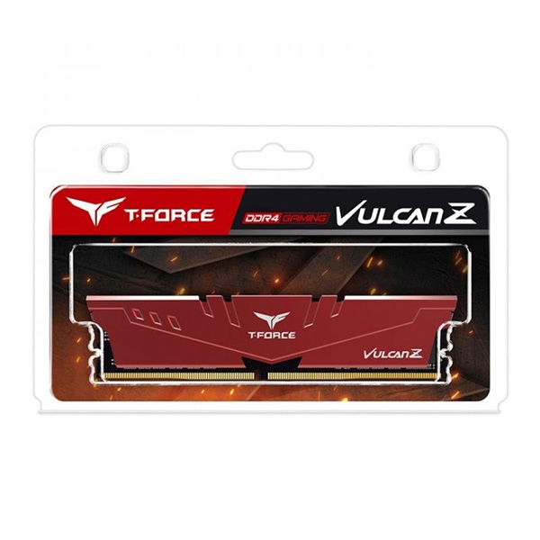 RAM PC DDR4 Team T-Force 8GB 3200MHz tản nhiệt thép (đỏ) - Thanh