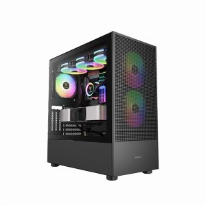 Case Gamdias Talos E3 Mesh Elite Black (kèm 3 fan RGB) - Cái