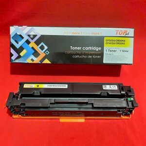 Hộp mực laser màu vàng (Yellow) Topjet CF502A/CRG054/CF402A/CRG045 - Hộp