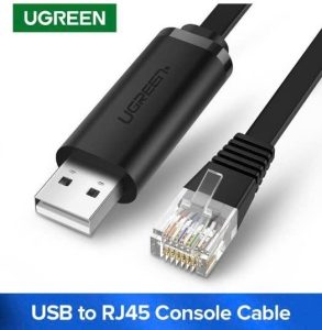 Cáp lập trình Console USB to RJ45 FTDI Ugreen 50773 dài 1.5m - Cuộn