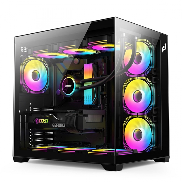Case bể cá Edra ECS1504 Black (Mid Tower/ATX/Đen)