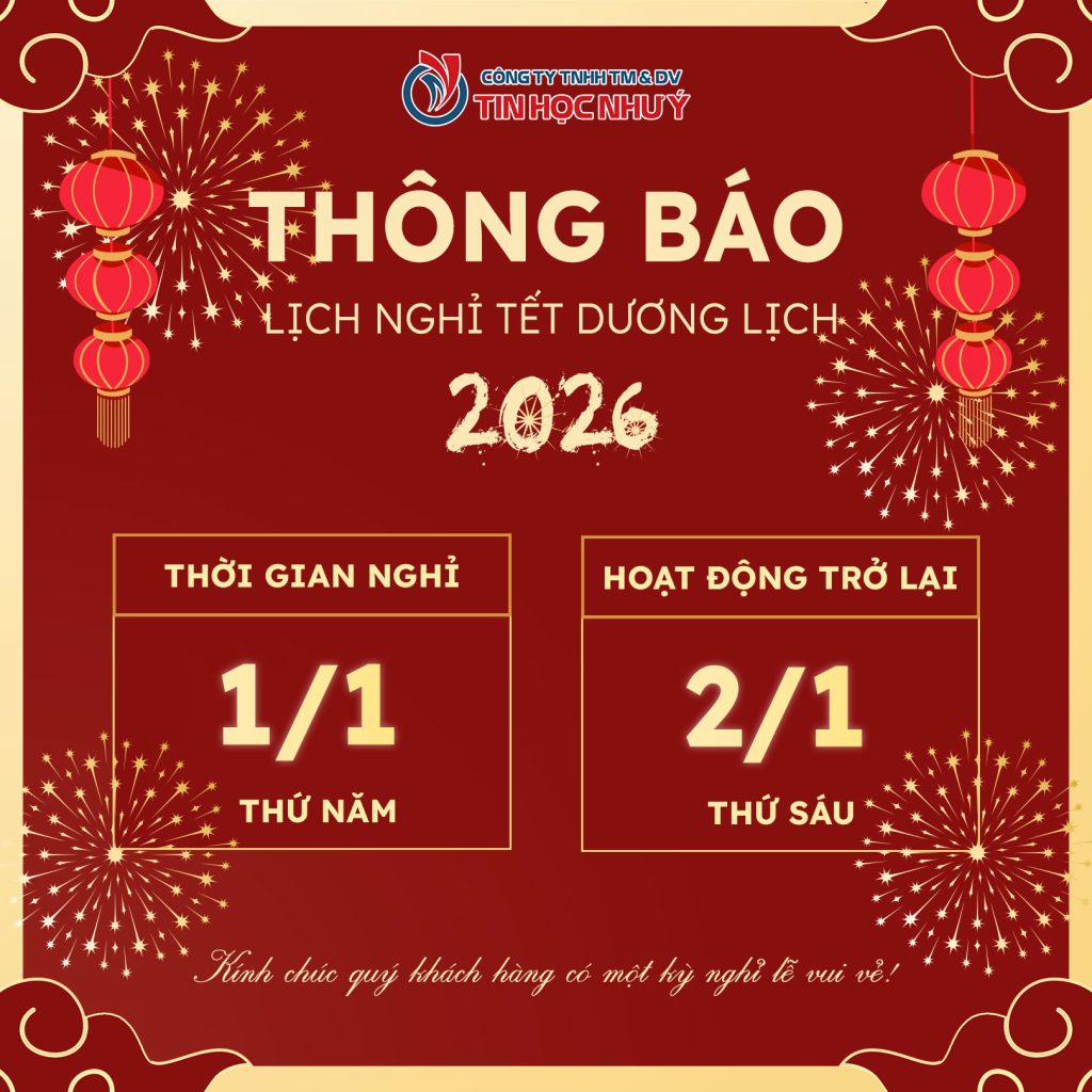 Thông báo lịch Tết Dương Lịch 2026