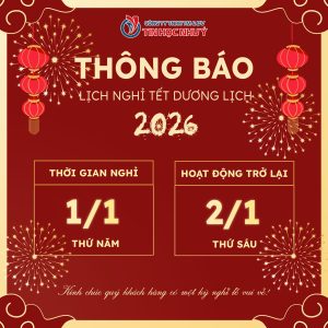 Thông báo lịch Tết Dương Lịch 2026