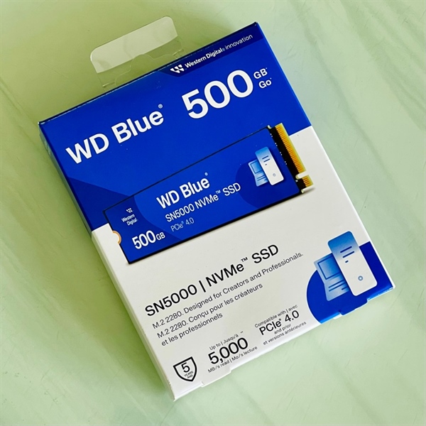 Ổ cứng SSD NVMe WD Blue 500GB PCIe Gen4 x4 SN5000 WDS500G4B0E Ổ cứng SSD NVMe WD Blue 500GB PCIe Gen4 x4 SN5000 WDS500G4B0E