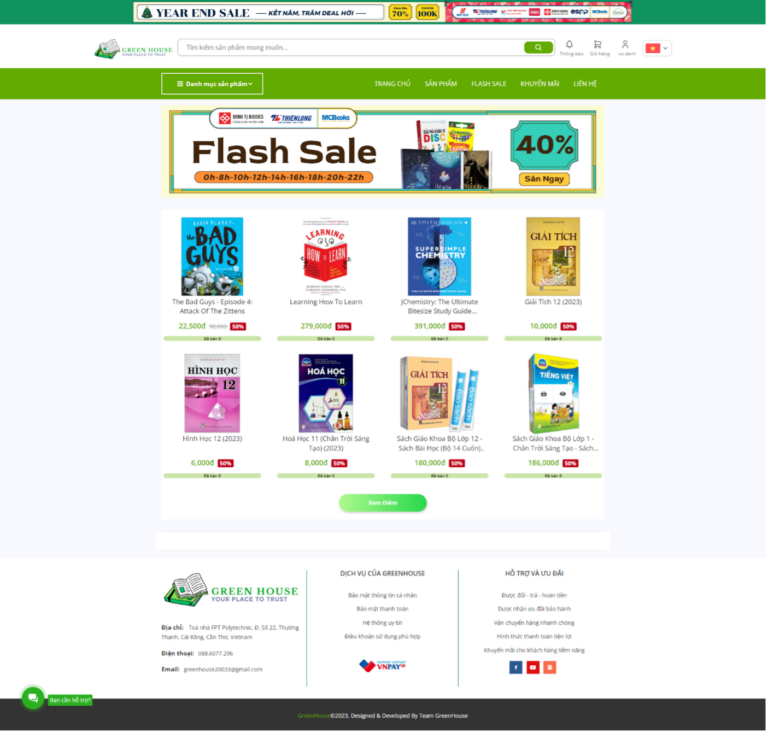 Sinh viên FPT Poytechnic thực tập tại Tin Học Như Ý “xây dựng website thương mại điện tử sách và dụng cụ học tập”