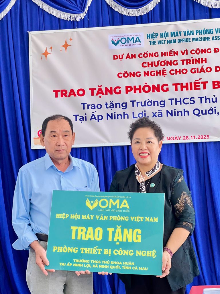 VOMA đồng hành cùng giáo dục: “Trao công nghệ, trao tương lai”