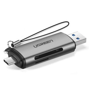 Đầu đọc thẻ nhớ SD/TF chuẩn USB Type C và USB 3.0 Ugreen 50706 - Cái