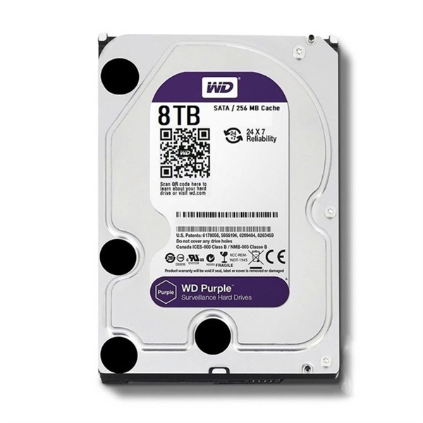 Ổ cứng WD Purple 8TB chuyên dụng Camera