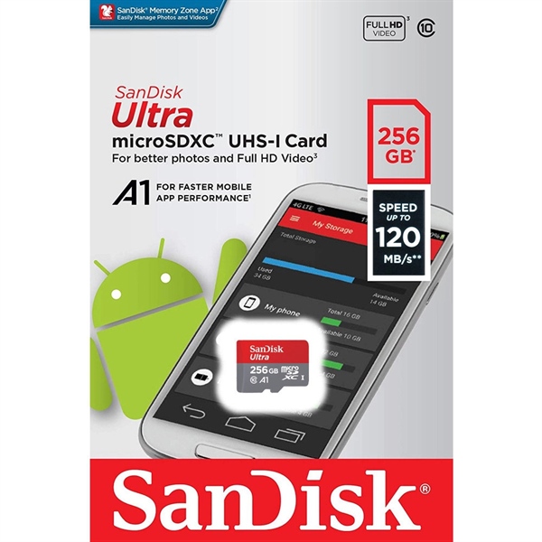 Thẻ Nhớ MicroSDXC SanDisk Ultra 256GB chuyên dụng camera