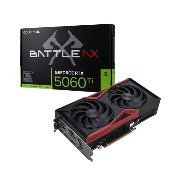 Card đồ họa VGA Colorful Geforce RTX 5060 Ti Battle AX DUO 16GB-V - Cái