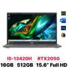 Laptop Acer Gaming Aspire 5 A515 58GM 51LB Core i5-13420H/16GB DDR5/512GB SSD NVMe/RTX 2050 4GB/Full HD/Win11 (2nd) - Cái