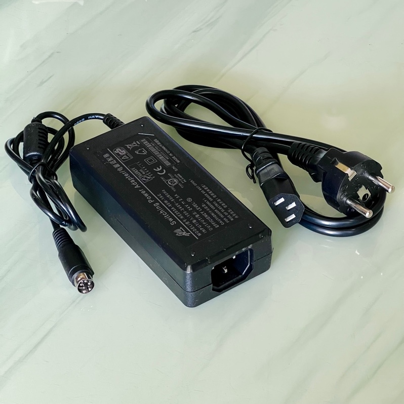 Adapter nguồn 24V 2.5A jack tròn 4 chân cho máy POS Ocha/Sunmi - Cái