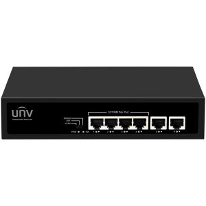 Switch PoE UNV NSW2010-6T-POE-S-IN (4-Port PoE, 2-Port Uplink)