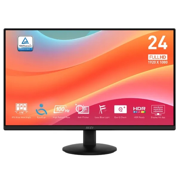 Màn hình MSI Pro MP242L 23.8 inch (IPS/100Hz/FullHD/HDMI/Display Port) - Cái
