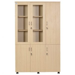 Tủ gỗ văn phòng The One AT1960-3BK (1200x400x1960) - Cái