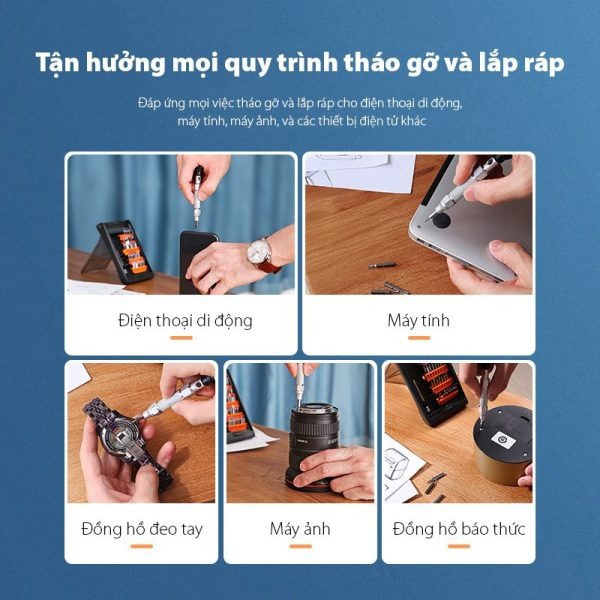 Bộ tuốc nơ vít đa năng 38 in 1 Ugreen 80459 (từ tính, hợp kim nhôm) - Cái Bộ tuốc nơ vít đa năng 38 in 1 Ugreen 80459 (từ tính, hợp kim nhôm) - Cái