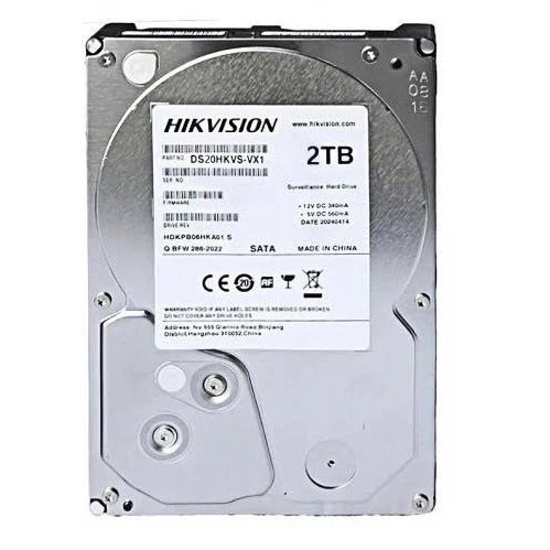 Ổ cứng HDD giám sát Hikvision DS20HKVS-VX1 2TB (3.5 inch) - Cái