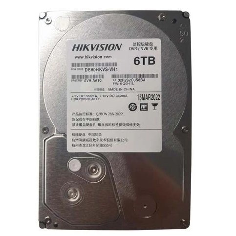 Ổ cứng HDD giám sát Hikvision DS-60HKVS-VX1 6TB (3.5 inch) - Cái