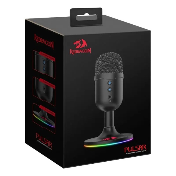Micro thu âm gaming đa hướng Redragon Pulsar GM303 - Cái