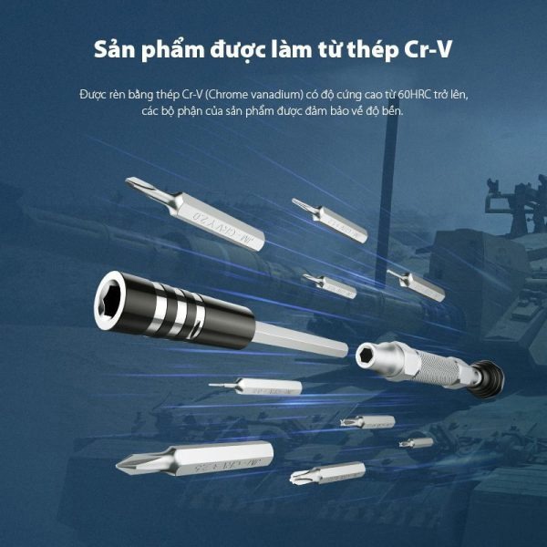 Bộ tuốc nơ vít đa năng 38 in 1 Ugreen 80459 (từ tính, hợp kim nhôm) - Cái Bộ tuốc nơ vít đa năng 38 in 1 Ugreen 80459 (từ tính, hợp kim nhôm) - Cái