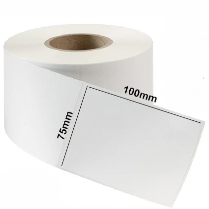 Decal nhiệt 75x100mm (cuộn 30m) - Cuộn
