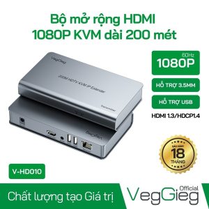 Bộ chuyển đổi HDMI 1080p KVM Veggieg V-HD012 - Bộ