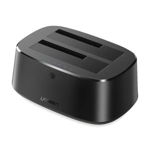 Dock ổ cứng 2 khay 2.5/3.5 inch SATA kết nối USB 3.0 Ugreen 50857 - Cái Dock ổ cứng 2 khay 2.5/3.5 inch SATA kết nối USB 3.0 Ugreen 50857 - Cái