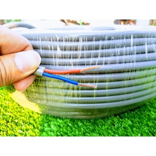 Dây điện đôi VSC 2x1.5mm 2 vỏ đặc ruột tròn xám Dây điện đôi VSC 2x1.5mm 2 vỏ đặc ruột tròn xám