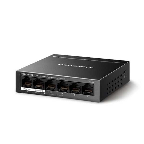 Switch PoE Mercusys MS106LP 6 ports (10/100 Mbps) - Cái