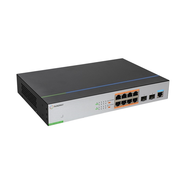 Switch PoE Sundray 8 ports + 2 SFP HS2300-10S-PWR-LI-8T